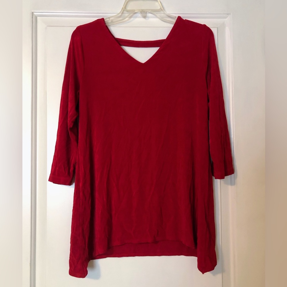 Women’s Travelers By Chico Red Tunic Size 0